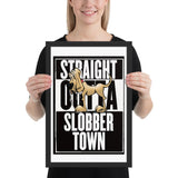 Slobber Town Framed poster