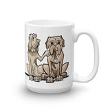 Hound and Bordeaux Mug - The Bloodhound Shop