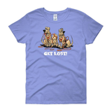 Get Lost Hounds Dark Women's short sleeve t-shirt - The Bloodhound Shop