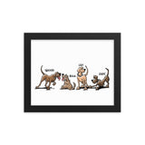 Valerie's Gang Framed poster - The Bloodhound Shop