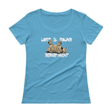 Lost & Found Hound Ladies' Scoopneck T-Shirt - The Bloodhound Shop
