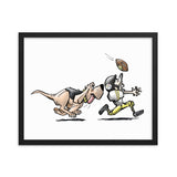 Football Hound Steelers Framed poster - The Bloodhound Shop