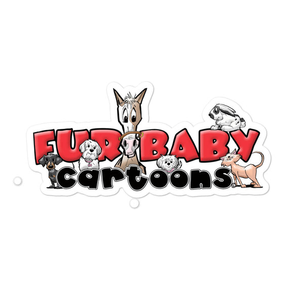 Fur Baby Bubble-free stickers - The Bloodhound Shop
