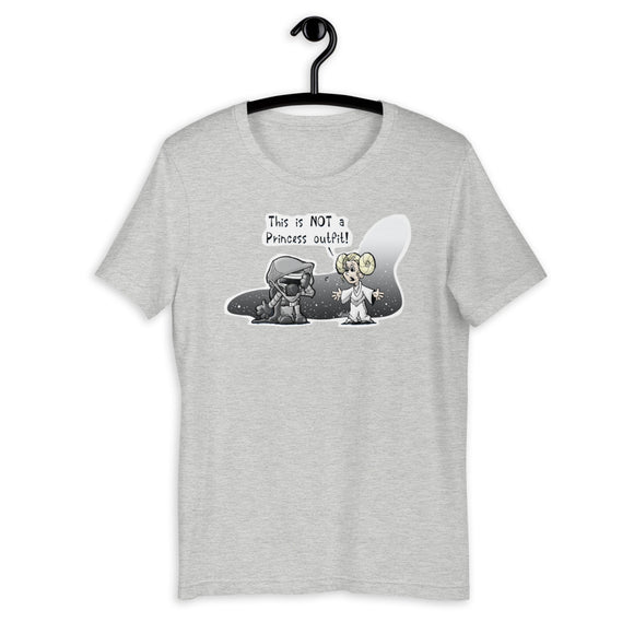Princess Outfit Short-Sleeve Unisex T-Shirt - The Bloodhound Shop