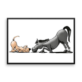 Palmer Horse'n Around Framed photo paper poster - The Bloodhound Shop