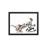 Football Hound Saints Framed poster - The Bloodhound Shop