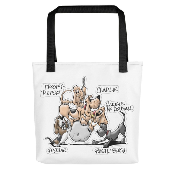 Tim's Wrecking Ball Crew 5 With Names Tote bag - The Bloodhound Shop