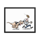 Football Hound Patriots Framed poster - The Bloodhound Shop