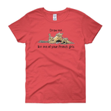French Girl Hound Women's short sleeve t-shirt - The Bloodhound Shop