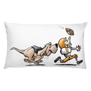 Football Hound Browns Basic Pillow - The Bloodhound Shop