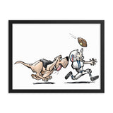 Football Hound Bills Framed poster - The Bloodhound Shop