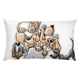 Tim's Wrecking Ball Crew 5 No Names Basic Pillow - The Bloodhound Shop