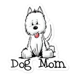 Westie- Dog Mom FBC Bubble-free stickers - The Bloodhound Shop