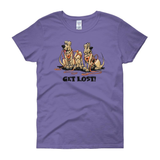Get Lost Hounds Women's short sleeve t-shirt - The Bloodhound Shop