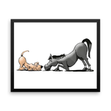 Palmer Horse'n Around Framed photo paper poster - The Bloodhound Shop