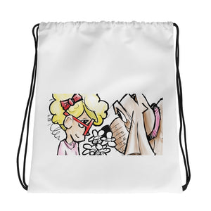 Girl and Her Hound Drawstring bag - The Bloodhound Shop