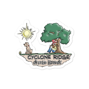 Cyclone Ridge Droolin Hounds Bubble-free stickers - The Bloodhound Shop