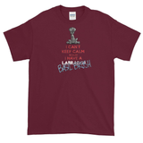 Tim's Keep Calm Basil Dark Short sleeve t-shirt - The Bloodhound Shop