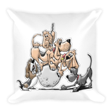Tim's Wrecking Ball Crew 5 No Names Basic Pillow - The Bloodhound Shop