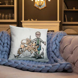 Tim's Wrecking Ball Crew With Tim Basic Pillow - The Bloodhound Shop