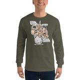 Tim's Wrecking Ball Crew Hounds w/ Names Long Sleeve T-Shirt - The Bloodhound Shop