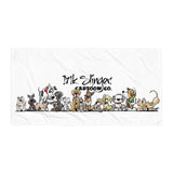 Ink Slinger Cartoon Co. The Dog House Bath Towel - The Bloodhound Shop