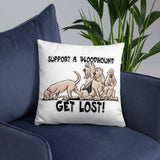 Get Lost 2019 Basic Pillow - The Bloodhound Shop