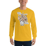 Tim's Wrecking Ball Crew Hounds w/ Names Long Sleeve T-Shirt - The Bloodhound Shop