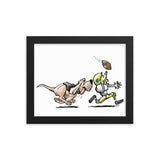 Football Hound Packers Framed poster - The Bloodhound Shop