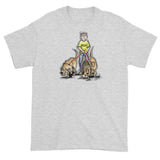 Three Rescue Hounds Short sleeve t-shirt - The Bloodhound Shop