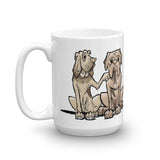Hound and Bordeaux Mug - The Bloodhound Shop