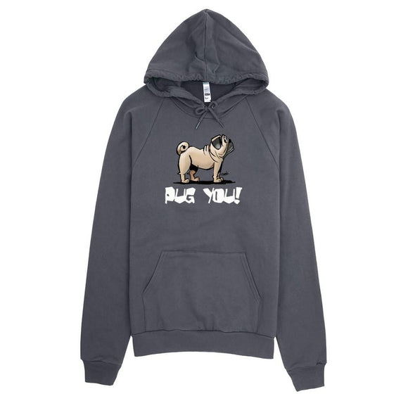 Pug- FBC Pug You! Dark Hoodie - The Bloodhound Shop