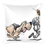 Football Hound Cowboys Basic Pillow - The Bloodhound Shop