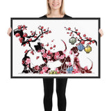 Year of the Dog CNY Framed poster - The Bloodhound Shop