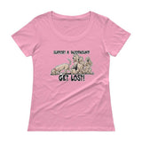 Get Lost 2019 Ladies' Scoopneck T-Shirt - The Bloodhound Shop