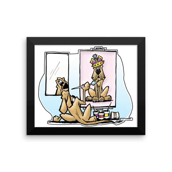 Artist Hound Framed poster - The Bloodhound Shop