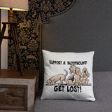 Get Lost 2019 Basic Pillow - The Bloodhound Shop