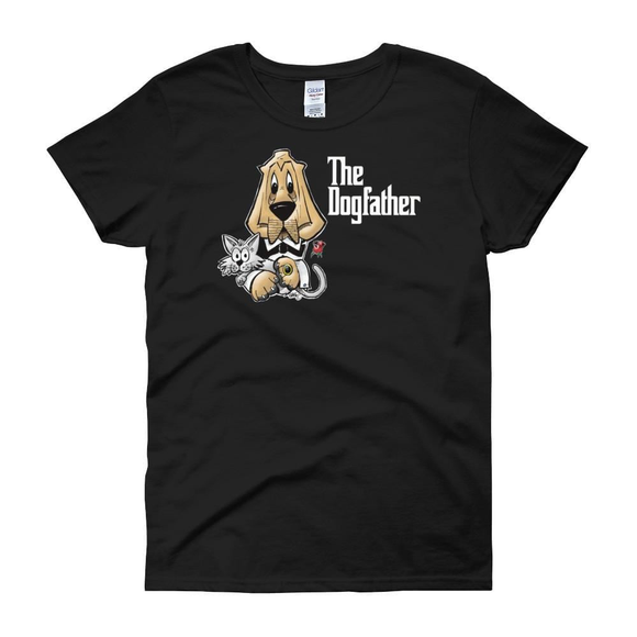 The Dogfather Women's short sleeve t-shirt - The Bloodhound Shop