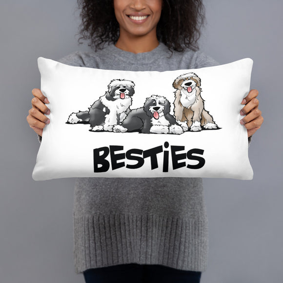 Brottman Besties Basic Pillow - The Bloodhound Shop