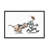 Football Hound Eagles Framed poster - The Bloodhound Shop