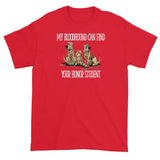 Honor Student Hound Short sleeve t-shirt - The Bloodhound Shop