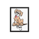 Zoey Custom Framed poster - The Bloodhound Shop