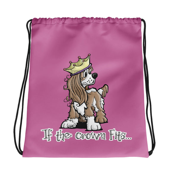 Cavalier- If The Crown Fits FBC Drawstring bag - The Bloodhound Shop