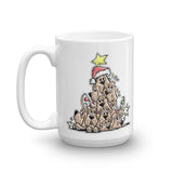 Christmas Tree Hounds Mug - The Bloodhound Shop