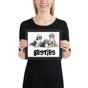 Brottman Besties Framed poster - The Bloodhound Shop