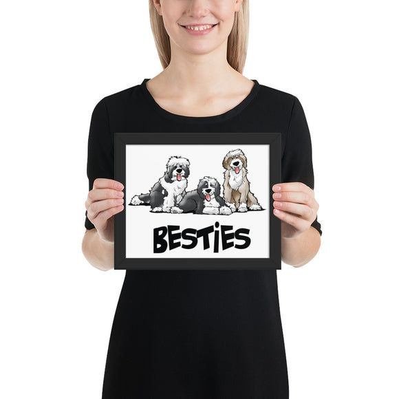 Brottman Besties Framed poster - The Bloodhound Shop