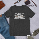 Dogs Make Me Happy Short-Sleeve Unisex T-Shirt - The Bloodhound Shop