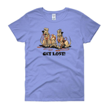 Get Lost Hounds Women's short sleeve t-shirt - The Bloodhound Shop