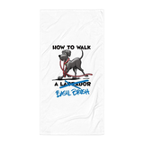Tim's How to Walk Basil Brush Towel - The Bloodhound Shop