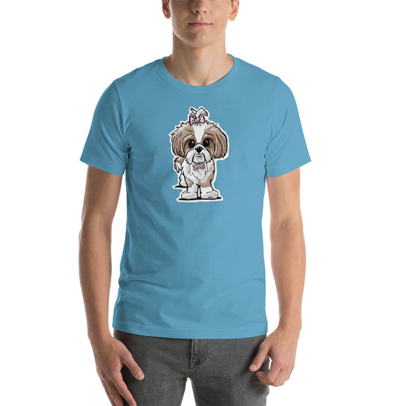 Shih Tzu- FBC Short-Sleeve Unisex T-Shirt - The Bloodhound Shop